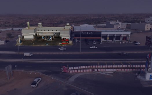 محطة وقود تجارية شاملة الخدمات – 23 غرفة + 8 محلات على طريق خميس – الرياض، خميس مشيط!