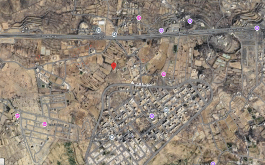 للبيع أرض خام بصكين (زراعي وسكني) في أبها – 15,486م² | موقع استراتيجي بجوار طريق مرحبا ألف ومخطط آل غليظ