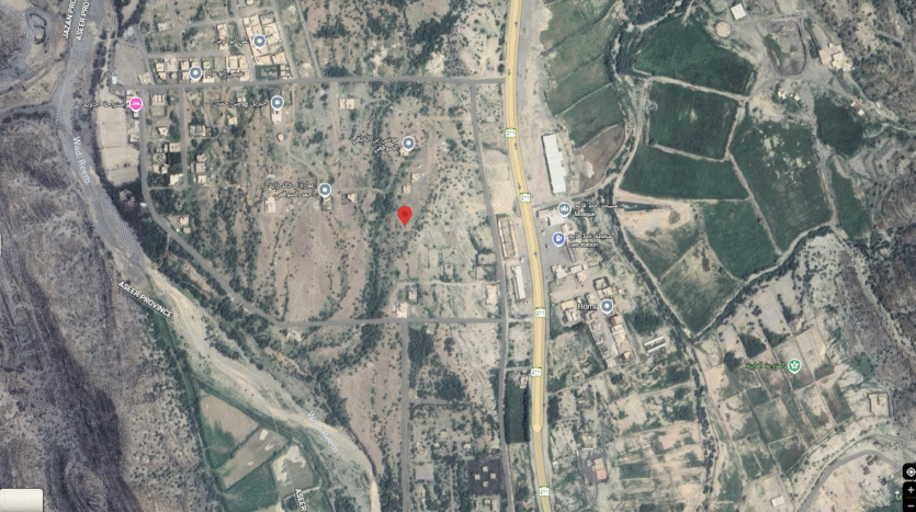 ارض سكني رجال المع